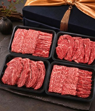 한우 꽃등심 갈비살 선물세트 1.2kg