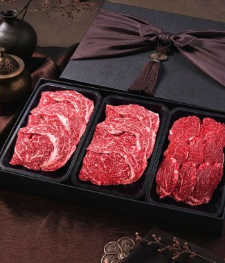 한우 꽃등심 안심 선물세트 900g