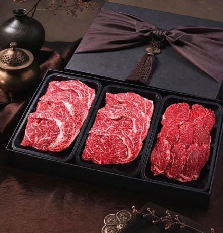 한우 꽃등심 안심 선물세트 900g