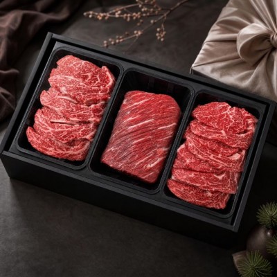 한우 꽃등심 양지 선물세트 900g